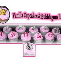 Chocolate Image Pooh Cupcakes 