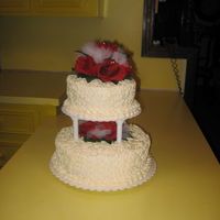 Winter Red This was a cake that i actually got the order on Thursday evening in order have ready by Saturday morning. It was a very small, spur of the...