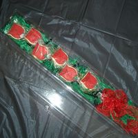 Long Stem Roses playing around with packaging ideas. these roses where actually for place settings for a bridal show I was in.