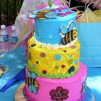 Whimsical Bee Birthday I did this for my little girl's 1st birthday. I got the inspiration from the Whimsical Bakehouse Bakery Book.