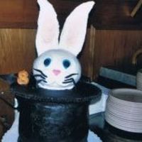 Rabbit In Hat This is for my daughters magic party and also the first cake I did with the help of cc! It was back in April when I found cc. So I have to...