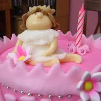 Little Princess-Closeup close-up view of the princess made from fondant.thanks for looking :-)