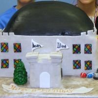 The Castle Roller Skating Rink This was my gift to my daughter's friends for their birthday, which was held at a local roller skating rink which looks like a castle...