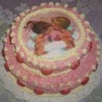 Sweethearts Cherry cake with cherry icng .