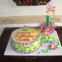Tinkerbell Birthday Cake! 