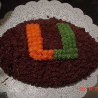 Miami University Birthday cake for my husbands favorite college football team