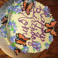 Butterfly Birthday Cake 