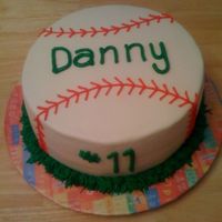 Danny's Baseball This was for a boy turning 11 who loves baseball. WASC w/ buttercream.
