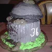 Garbage Can Yes those are rats .....gummy rats that is...edible if you dare.