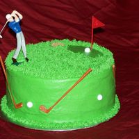 Golf Birthday Cake This cake was for a co-worker's son's birthday. I am a critique subgroup member.