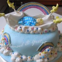 Sleeping Baby With Birds 