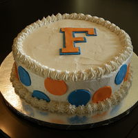 Florida Gators Gator cake for a birthday. WASC with strawberry filling covered in buttercream. Fondant accents. Thanks janaleigh425 for the inspiration!...