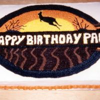 Suvivor Birthday Cake This cake was done in my early days of decorating. It was done for some friends that were having a Survivor-themed birthday party. i kicked...