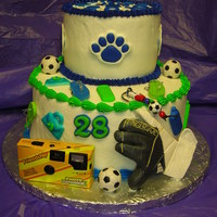 High School Memories This was made with Buttercream Icing, Royal Icing, Color Flo and Fondant