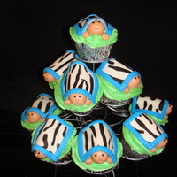 Baby Cupcakes These are cupcakes I made for a babyshower that my daughter had for a friend. WASC cupcakes with buttercream icing. The blanket and baby...