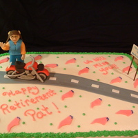 Retirement Cake Retirement cake I made for a friend that is moving to North Carolina.