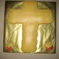 Cross Cupcakes This was made for my churches preschool Easter party. 2 dozen cupcakes