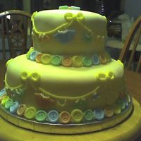 Photo_101405_001.jpg This was my first time using fondant (no one in my fmaily likes to eat fondant... just buttercream). It turned out pretty well considering...