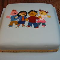 Sid The Science Kid This was for my son's 4th birthday - he loves the PBS show Sid the Science Kid. Strawberry cake, strawberry filling, strawberry creme...