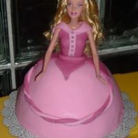 Sleeping Beauty Doll Cake 