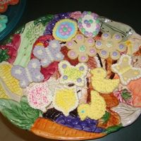 Easter Cookie my first... cream cheese sugar cookies and buttercream frosting