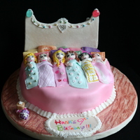 Sleepover made for a client's daughter who is having a sleepover birthday. all the figures were made in the likness of the girls going to the...