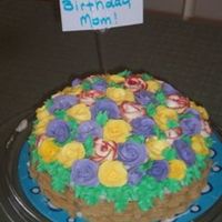 Flower Basket This was for my mother-in-law's birhday and is decorated in buttercream icing.