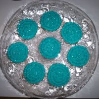 Practice Cupcakes These were just for practice. Using a star tip and some edible glitter, I enhanced the basic cupcake.