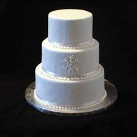 Winter Wonderland 6,8,10 Round, MMF, Silver Satin Ribbon, Pearl Border. I posted a pic earlier, but it wasn't very good, I have a good one now. Thanks...