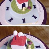Snoopy House Cake 
