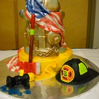 Old Fire Hydrant This is a cake we did for the Paradis Vol. Fire Dept. for thier instalation of new officers.
