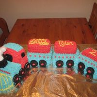 Birthday Train Cake 