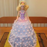 Barbie Cake Princess cake for my nieces 4th birthday