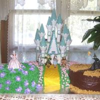 The Wizard Of Oz This was for a little girls 4th birthday. She is crazy about the wizard of oz. I used the wilton castle set, buttercream icing, and a lot...