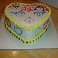 Happy Anniversary - Picture #2 (continued from picture #1).. the mini M & M's on the bottom border. Of course, the people were customized to fit the family.