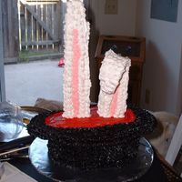 Magic Hat Bunny Cake This was the first cake I ever sold, and the mom who ordered it wouldn't let anyone cut it!! I just used oval pans and added a black...