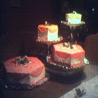 Finished Cake The picture is a bit fuzzy but I think the concept is clear.