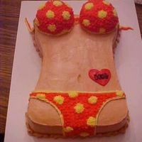 Bikini Cake This was for a guy's 21st birthday. All buttercream.