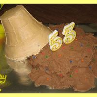 Icecream Cone This is a cake that Coopscake and I did together. It is a one layer cake iced very messy. The Icecream cone was bake in a copper pan that...