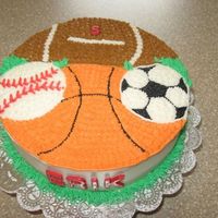 Sports Cake I saw this cake here on CC (I forget who did it) and I thought it was a great design, so I decided to give it a whirl.
