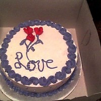 My Very First Cake It was made with Love.