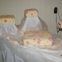 Square Wedding Cake 