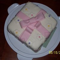 Wilton Course Iii Present Cake Here is my present cake from Course III. We didn't have as much time as I would have like to cut and decorate but I got done as much...