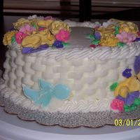 Another View - Wilton Course Ii Another view of my class II cake!