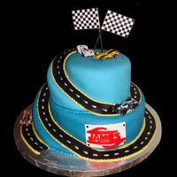 Speed Racer Birthday Cake My son's birthday cake. He wanted Speed Racer, and as much as I worried about the carving part, it ended up being a very smooth...