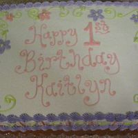 1St Birthday For my (only) neice's 1st birthday