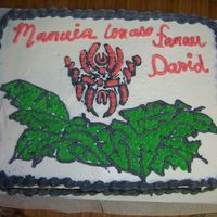 Samoan Cake I made this cake for my brother in law and it was supposed to be a tribalpicture but didnt turn out like I wanted. The pink was supposed to...