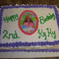 Barbie Birthday Cake 