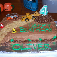 Construction Cake Your run of the mill construction cake. Made for my son's 4th b-day.