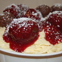 Spaghetti Cake Spaghetti cake made for my mother-in-laws 60th birthday. We are taking her to her favorite Italian restaurant tonight. I was not looking...
